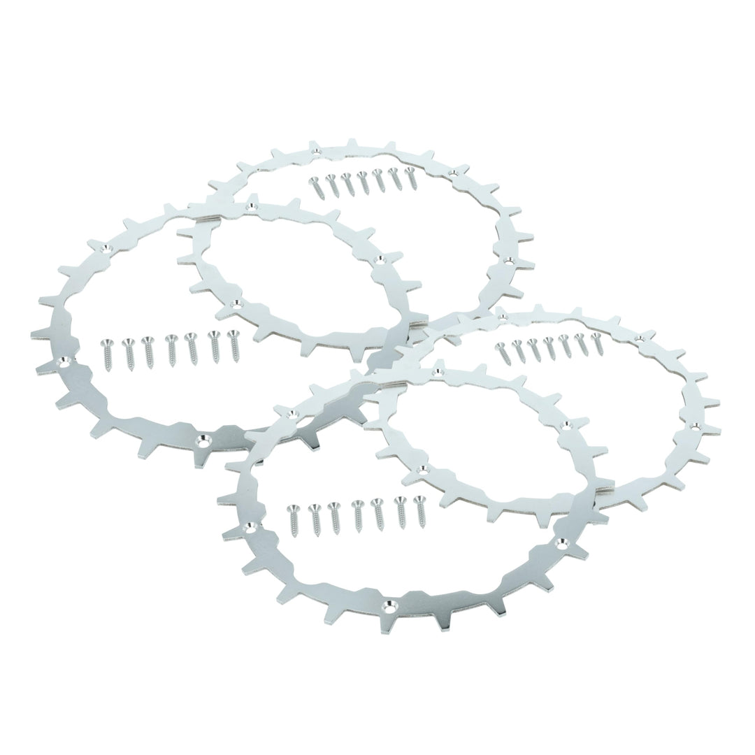 vhbw 4x Spikes kompatibel mit Gardena SILENO city 300 | 250 Smart, 400, 250 Mähroboter - Edelstahl,