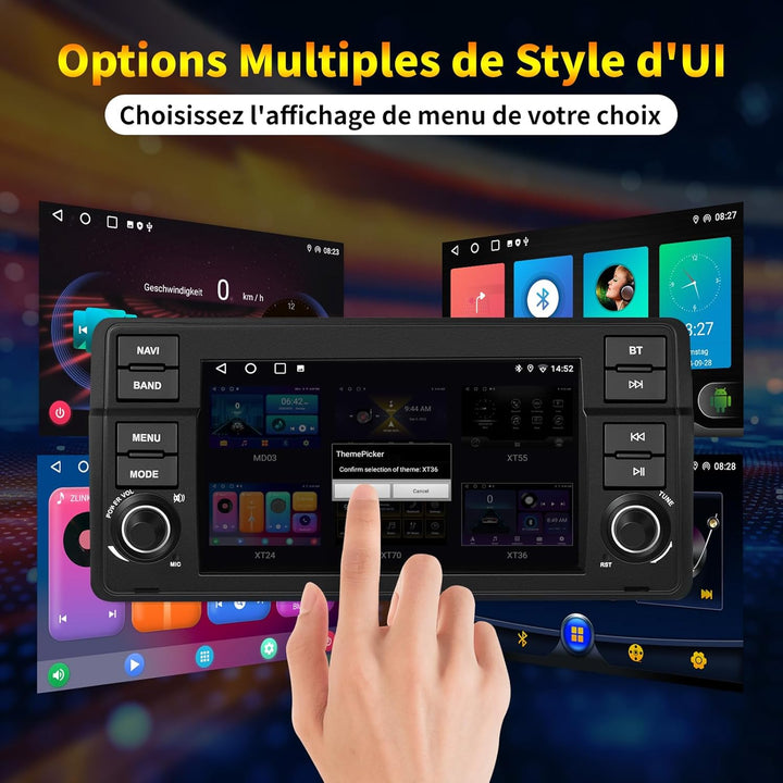 2 DIN Autoradio mit Bildschirm für BMW E46 Sedan Touring Coupé Convertible M3 Compact Rover 75 MG ZT