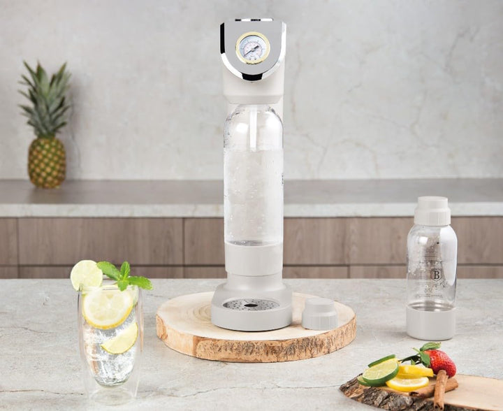 Berlinger Haus SODABAR Wassersprudler mit Barometer (inkl. 2 Flaschen 1L und 0,5L)