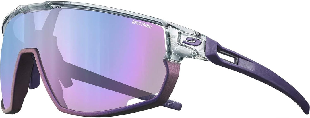 Julbo Unisex Rush Sunglasses Einheitsgrösse Grau Durchscheinend / Violett, Einheitsgrösse Grau Durch