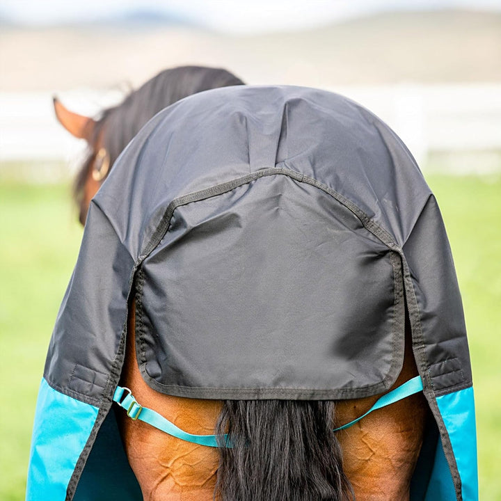 Horseware Amigo Mio Turnout medium black turquoise Weidedecke Winterdecke schwaz-türkis 6'0, schwaz-