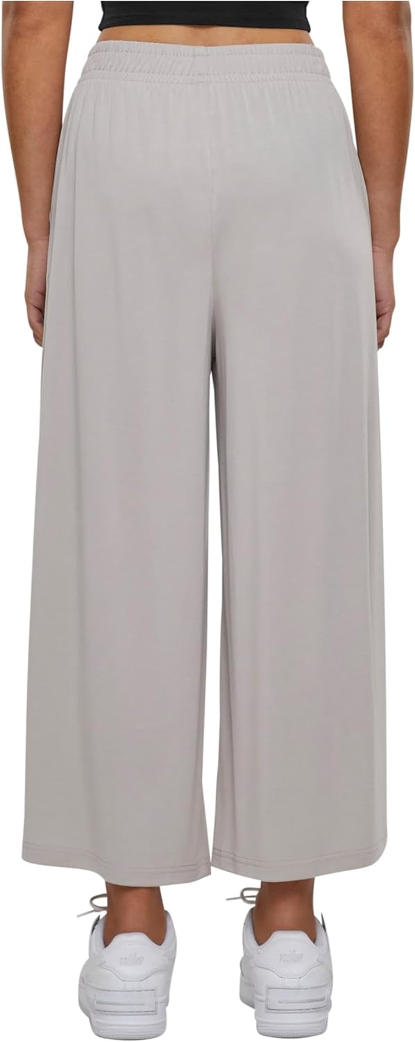 Urban Classics Frauen Hose Ladies Modal Culotte, lässige Culotte für Frauen, 3/4 Länge, mit Gummibun