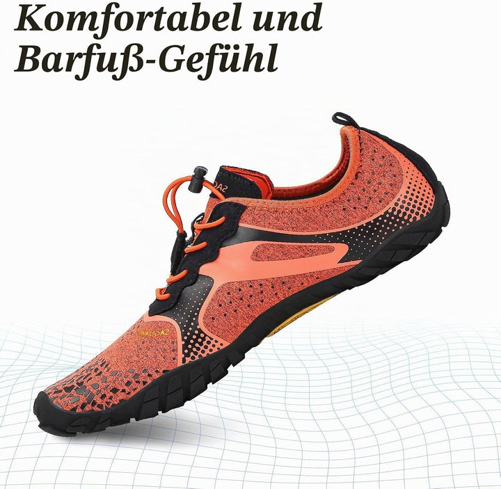 SAGUARO Unisex Barfussschuhe Traillaufschuhe Schnell Trocknend Wassersportschuhe, Gr. 36-47 36 EU Fe