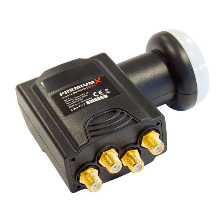 Premium X Deluxe Quattro LNB SAT Mehr-Teilnehmer für Multischalter Digital Satelliten Signalumsetzer