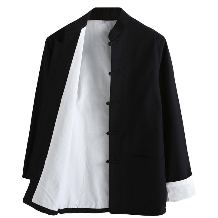Chinesische Kampfkunst Herren Jacke – Traditionelle Uniform Oberbekleidung für Kampfsport Kung Fu Ta