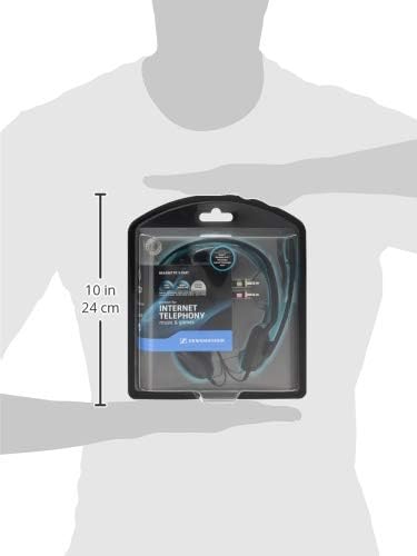 Sennheiser PC 3 Chat Headset – Plug- & Play-Lösung, Noise Cancelling-Mikrofon, schwarz Single, Singl