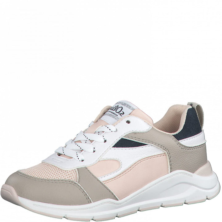 s.Oliver Mädchen 5-5-43211-28 Sneaker 33 EU Soft Pink Comb, 33 EU Soft Pink Comb
