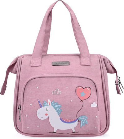 Bebamour Einhorn Puppe Wickeltasche mit Puppe Wickelmatte tragen Puppe Zubehör Mode Kinder Mädchen B