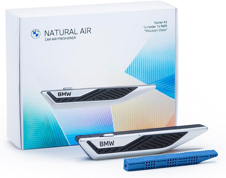 BMW Natural Air Starter Kit Autoduft Mountain View Innenraumduft + Relaxing Ocean + Einkaufschip Ges