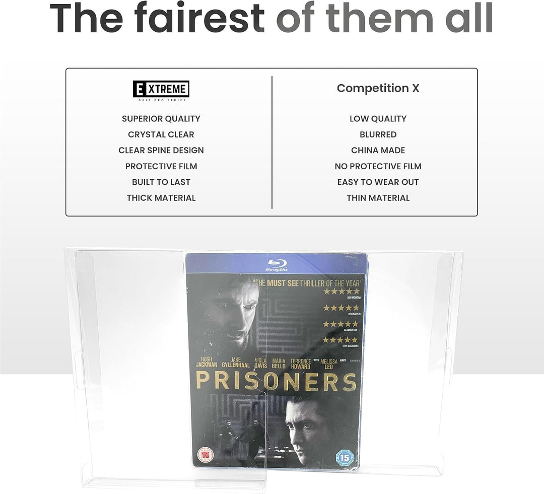 Steelbook Schutzhüllen/Schutzhüllen für Blu-ray, 1-100 Stück, 50 Stück, 50