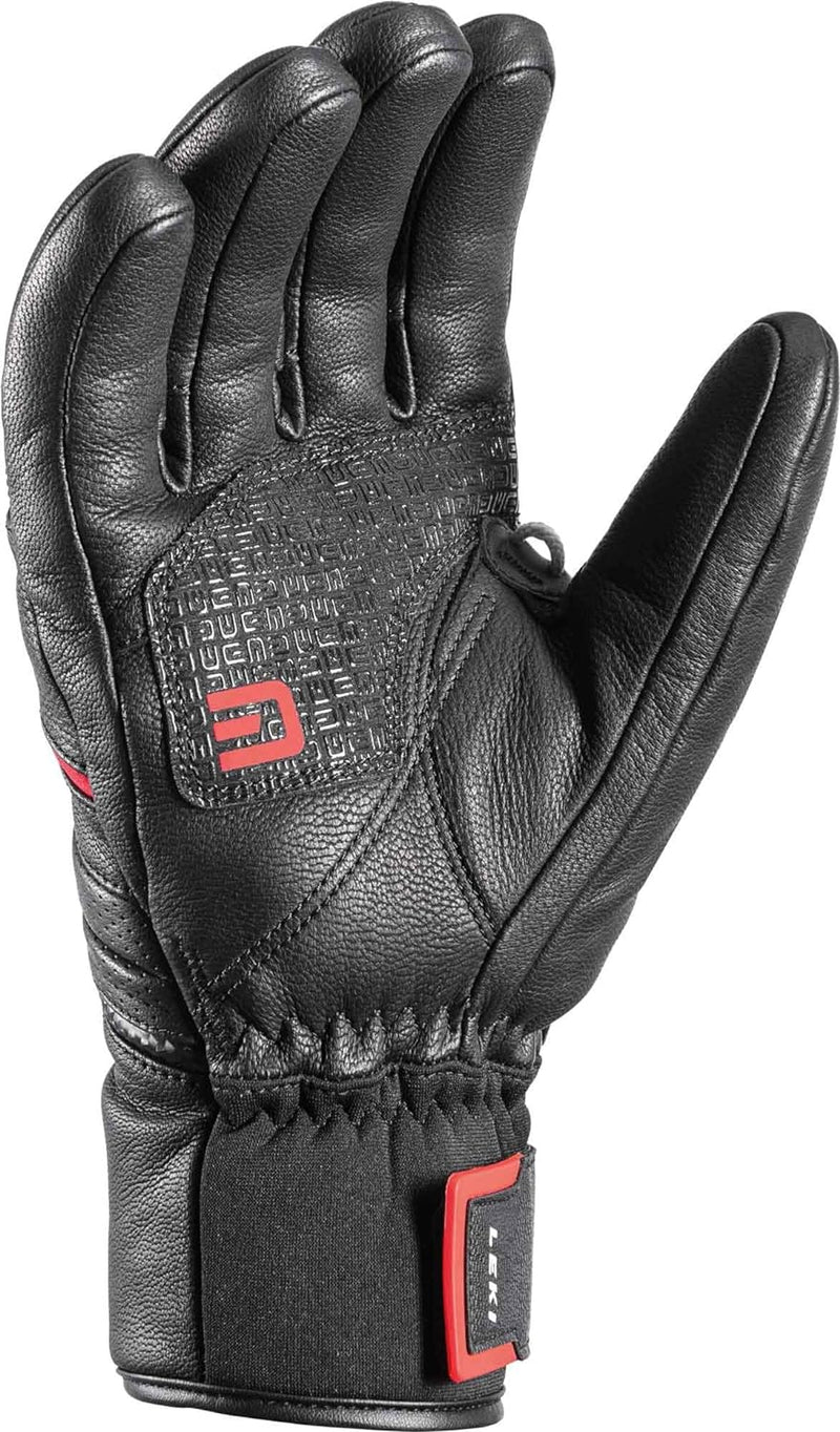 LEKI Worldcup Race Speed 3D Handschuhe Skihandschuhe Fingerhandschuhe 1 Black - Red, 1 Black - Red