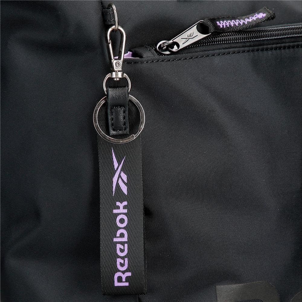 Reebok Linden Umhängetasche Schwarz 21,5x15x5 cm Polyester Bandolera Schwarz, Bandolera Schwarz