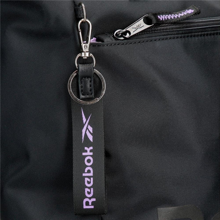 Reebok Linden Umhängetasche Schwarz 21,5x15x5 cm Polyester Bandolera Schwarz, Bandolera Schwarz