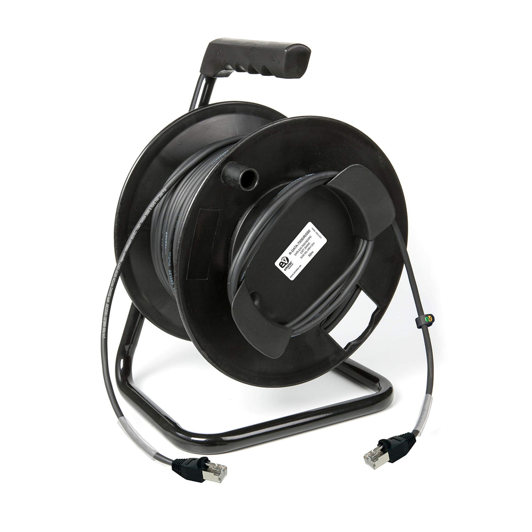 Emelec VíasCom R-DATA-7000 / R/050-50 m Datenkabel CAT7 S/FTP BC 4x2x26AWG montiert auf Kabelhalter
