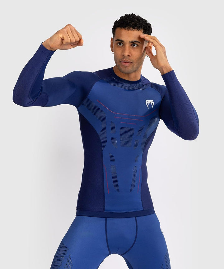Venum Technischer 3.0 Rashguard XXL Nacht Blau, XXL Nacht Blau