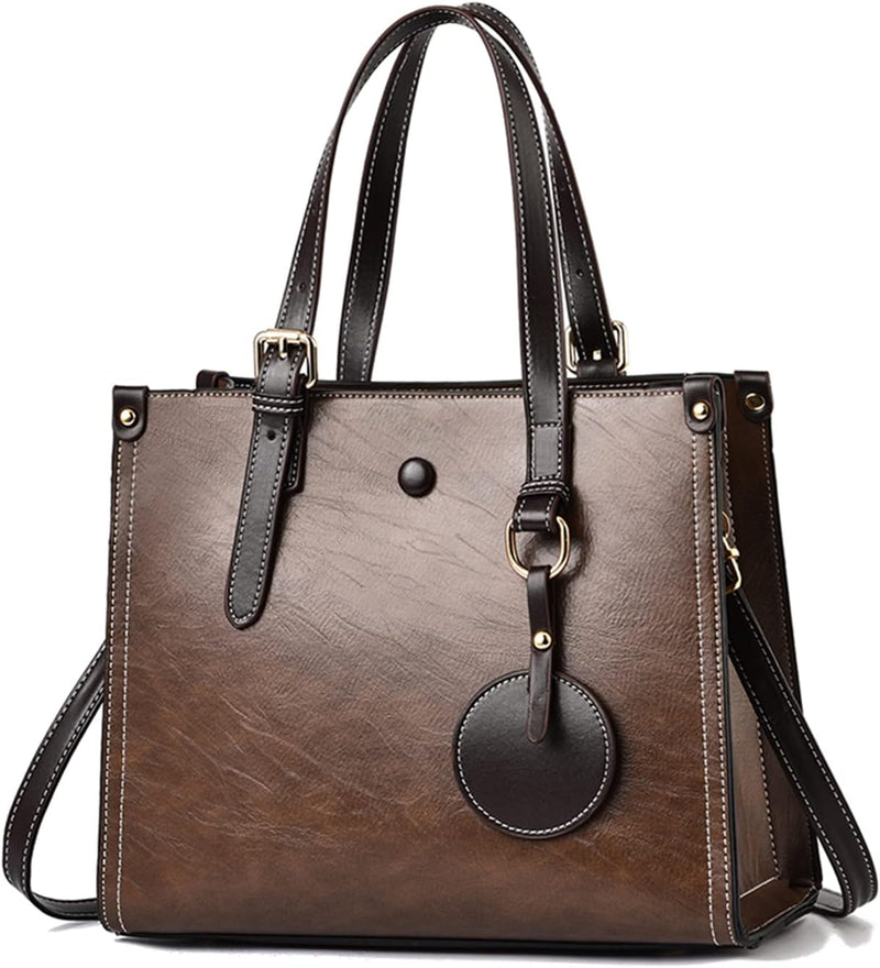 FANDARE Damen Handtasche Tote Beutel Umhängetaschen PU-Leder Schultertasche Tragetasche Multifunktio