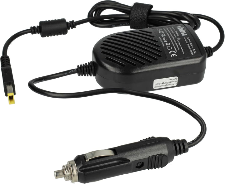 vhbw KFZ-Ladekabel kompatibel mit Lenovo ThinkPad T440P, T440s, T540p (Dual Core) Laptop, Notebook -