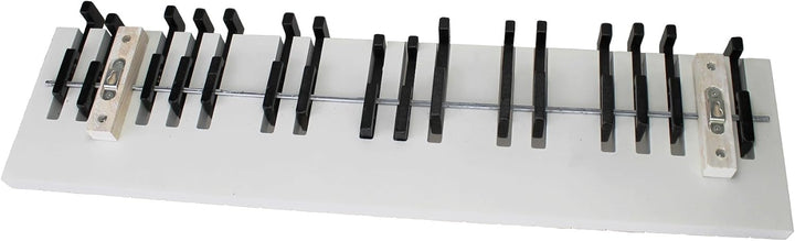 GMMH Design Wandgarderobe Kleiderhaken Hakenleiste 16 Haken Klavier Garderobe Piano NEU