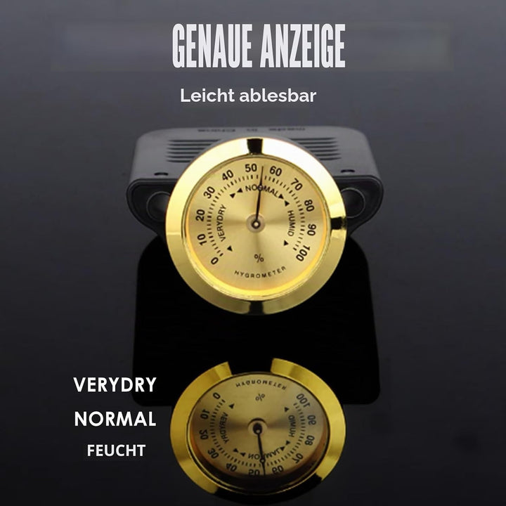 Gitarren Luftbefeuchter, 2 in 1 Hygrometer mit 100ml Tropfflasche für Akustikgitarren Konzertgitarre