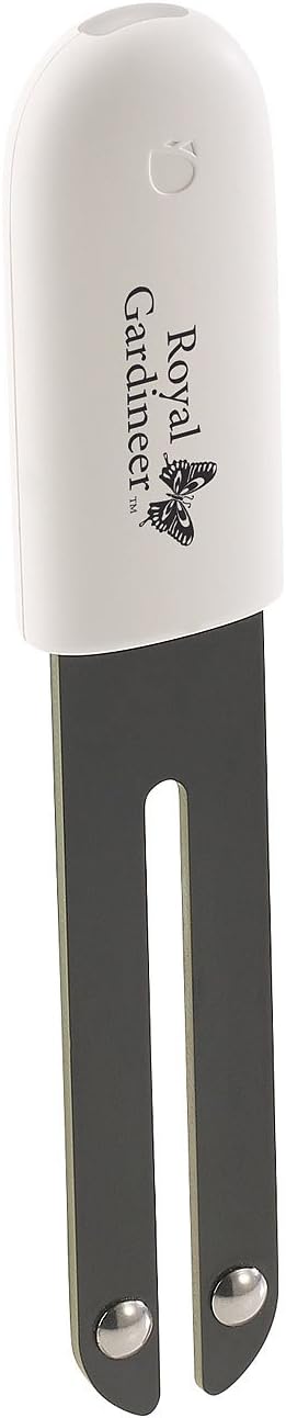 Royal Gardineer Zubehör zu Plant Sensor: 2er-Set 4in1-Pflanzensensoren mit Bluetooth und App-Kontrol