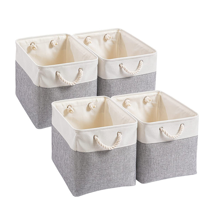 Mangata Aufbewahrungsbox Stoff,33 x 38 x 33 cm Grosser Aufbewahrungskorb, Korb Aufbewahrung für Schr