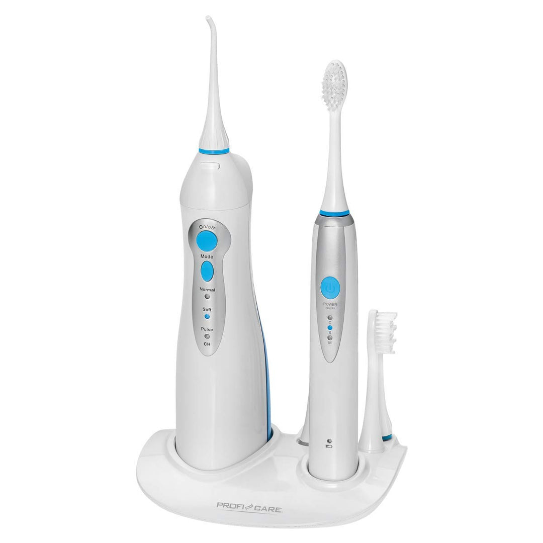 ProfiCare Dental-Center, Schallzahnbürste mit Munddusche für optimale Zahnpflege, elektrische Zahnbü