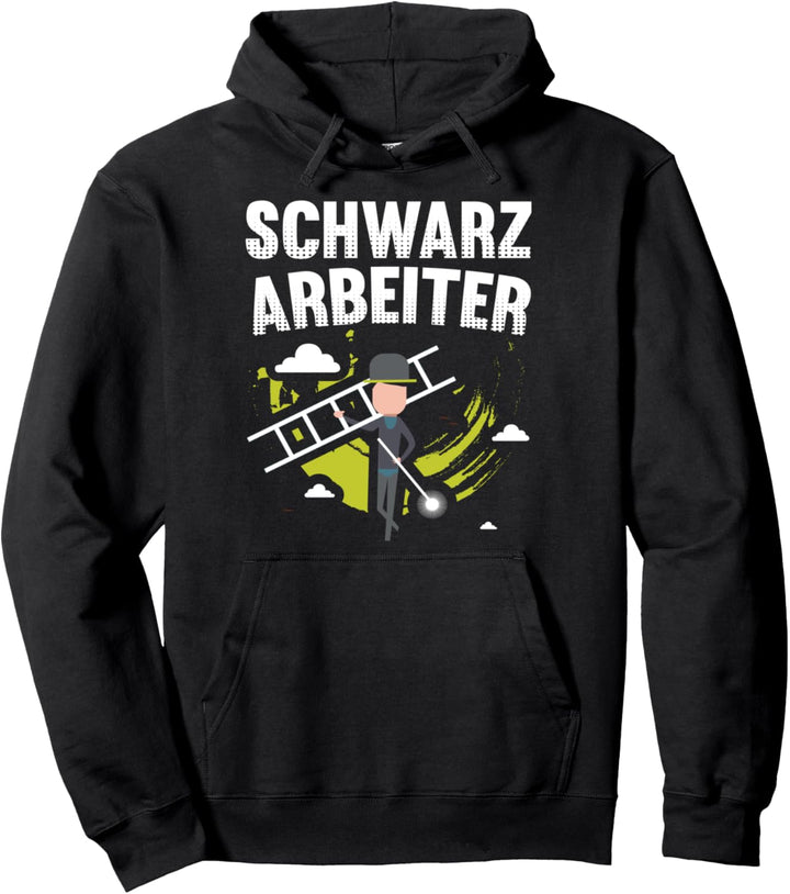 Schornsteinfeger Glücksbringer Kamin Motiv-Sprüche Pullover Hoodie