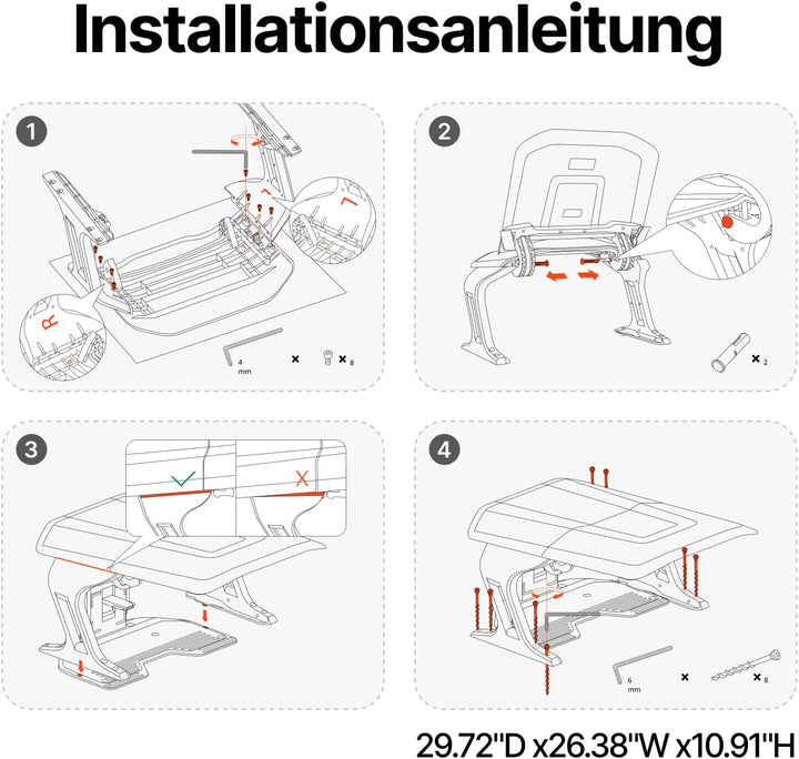 Segway Navimow Garage X, Faltbare Garage für X420 Mähroboter, Keine Signalblockierung, Schutz vor So