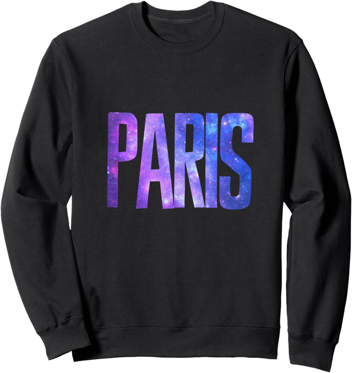 Paris Frankreich Raum Stadt Reisen Klassisch Alltäglich Tren Sweatshirt