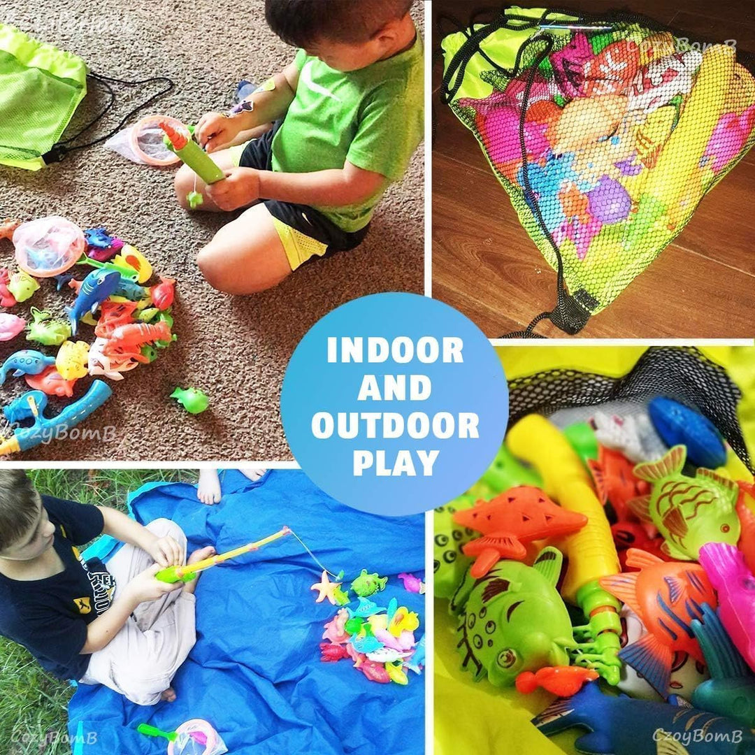 Wasserspielzeug Kinder Outdoor Pool Spielzeug Kinder ab 3 4 5 Jahre Angelspiel mit 30 Magnetischen F