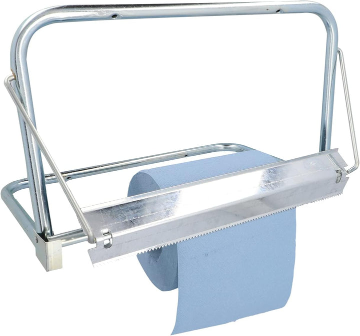 UNITEC 91825 Papierrollenhalter zur Wandbefestigung, aus robustem, verzinktem Metall, für Papierroll