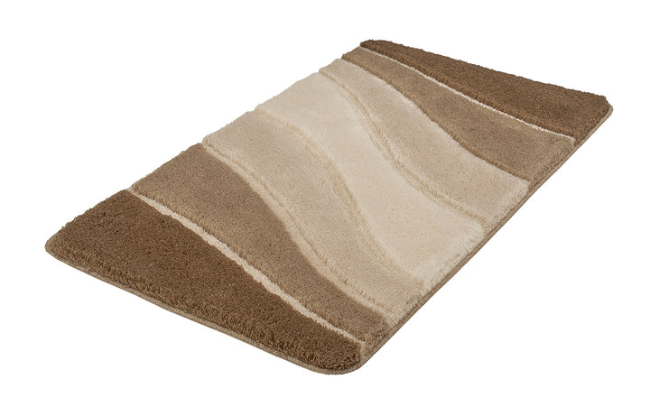 Meusch Badteppich Ocean beige 70 x 120 cm 70 x 120 cm Taupe, 70 x 120 cm Taupe