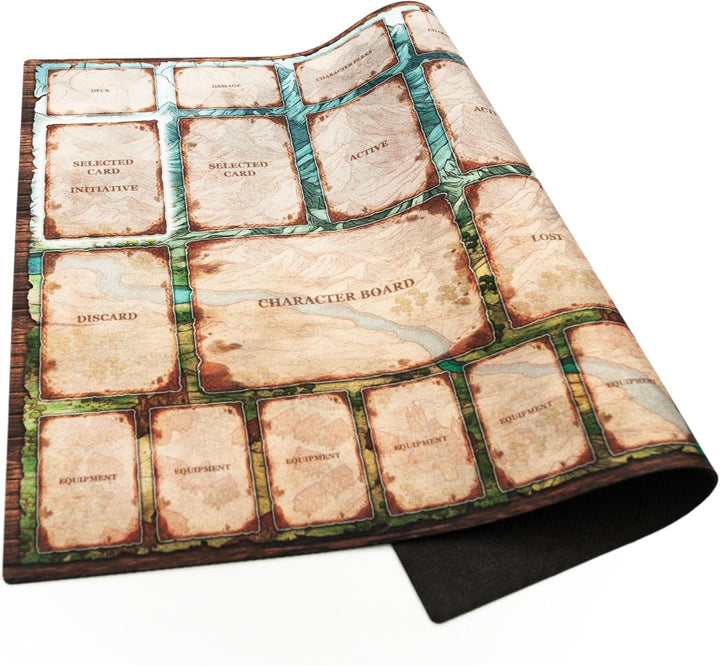 Spielmatte für Gloomaven/Frostheaven 18,5" x 13" / 47x33 cm - Gummimatte für Brettspiele