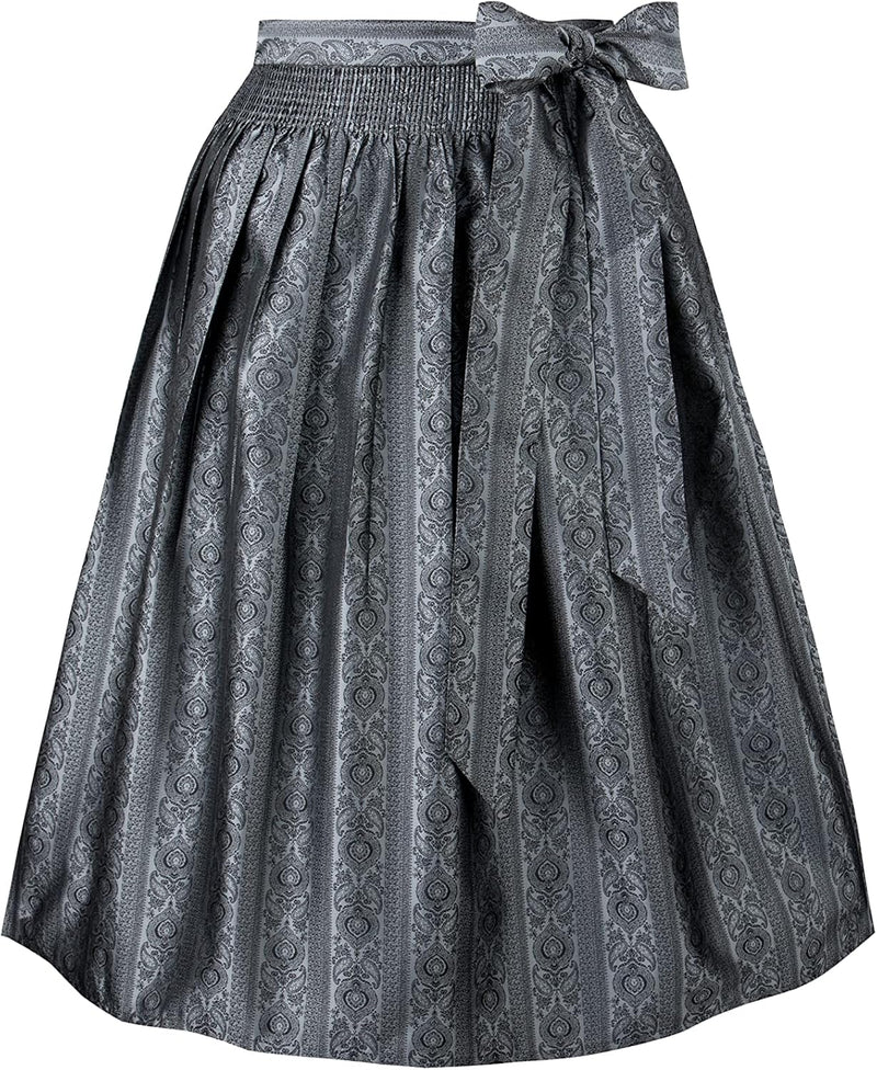 Stockerpoint Damen Schürze Corinna Dirndlschürze, grau, Regular