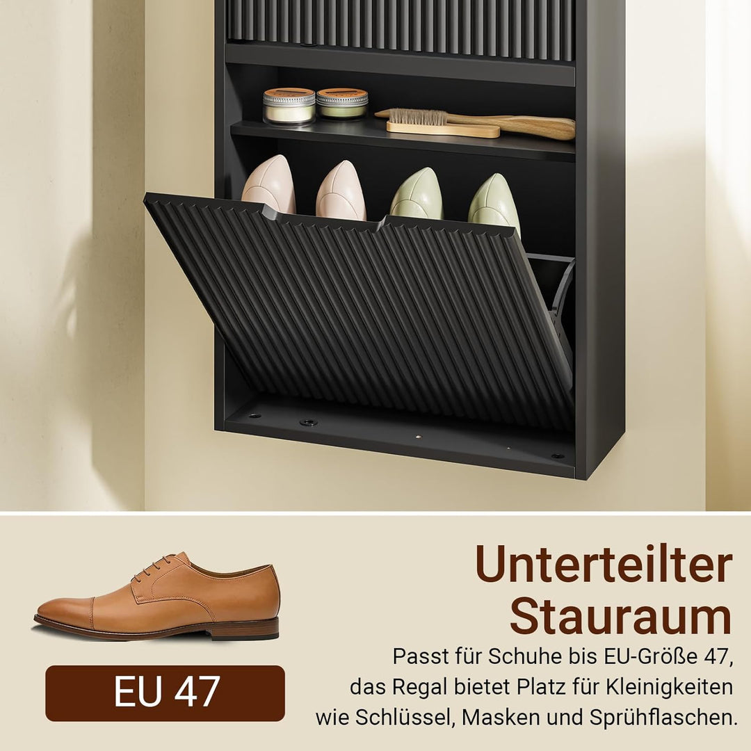 SoBuy Schuhschrank Hängend - Schuhkipper, Schuhschrank Schmal mit Horizontaler Oder Vertikaler Monta