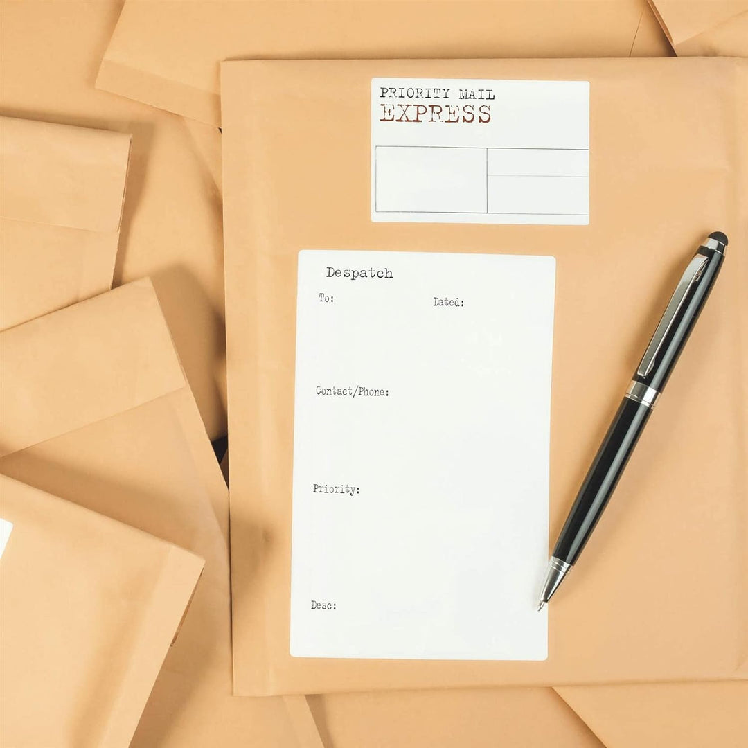 Printation Versandetiketten 103 x 199 mm weiss DHL, DPD, GLS, UPS - 1500 103x199 Thermo Versand Etik