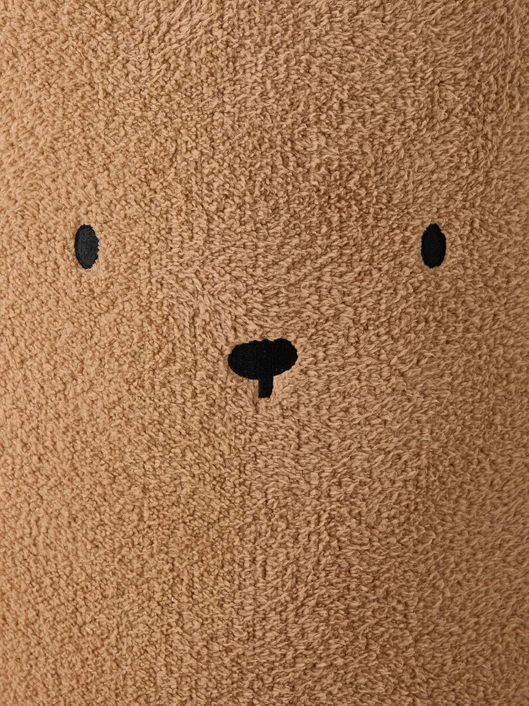 VERTBAUDET Kinderzimmer XL Aufbewahrungskorb BÄR, Teddyfleece braun