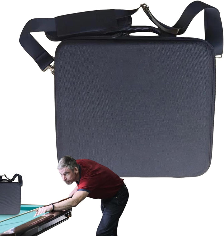 Harter Billardkoffer, Reisetasche für Poolbälle - Billard-Tragetasche, tragbare Billardtaschen mit g