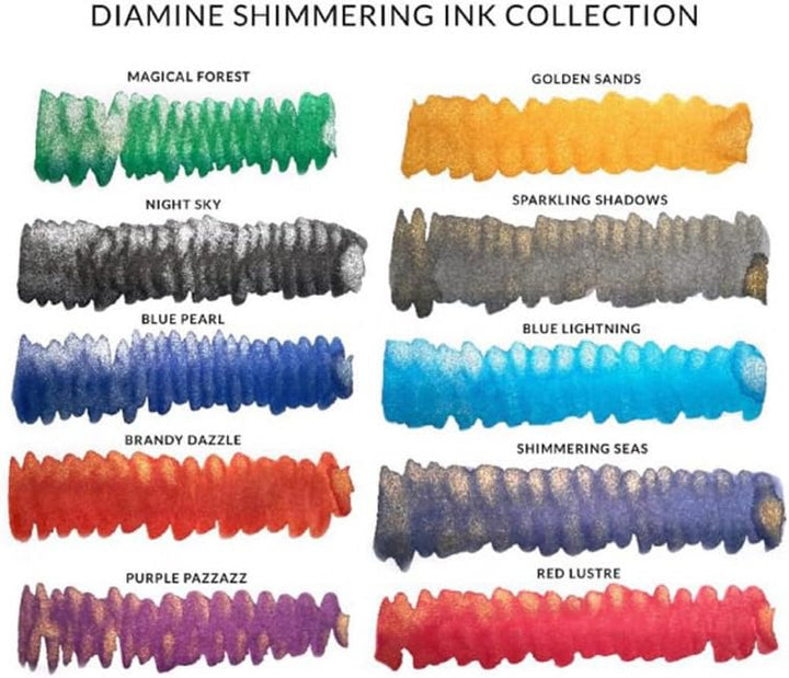 Diamine - Schimmernde Füllhalter-Tinte, Night Sky 50ml