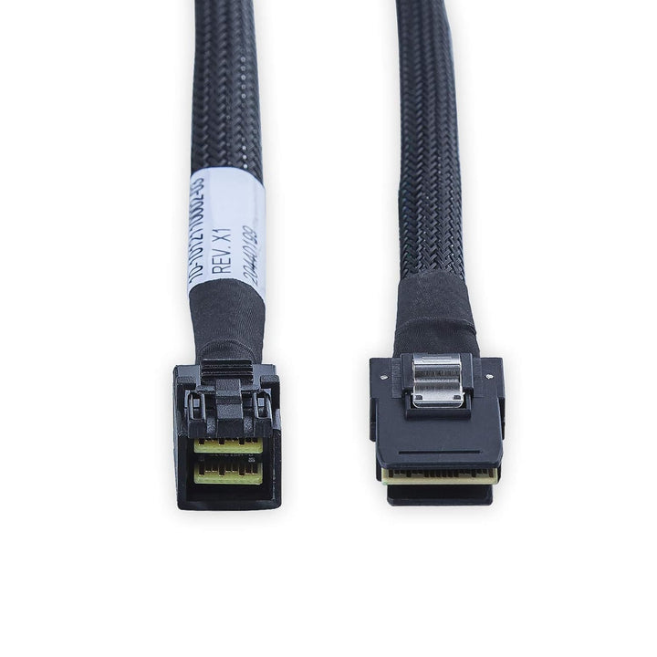 ipolex Internes Mini SAS HD SFF-8643 zu Mini SAS SFF-8087 Kabel, 1-Meter(3.3ft), faltbar, flexibel,