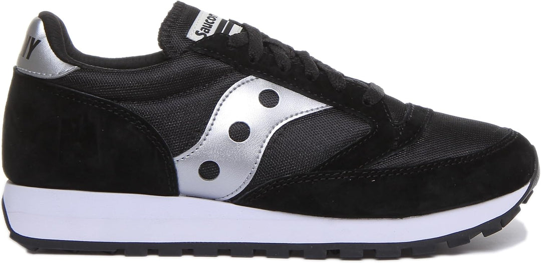 Saucony Unisex Jazz 81 Sneaker 36 EU Schwarz Silberfarben, 36 EU Schwarz Silberfarben