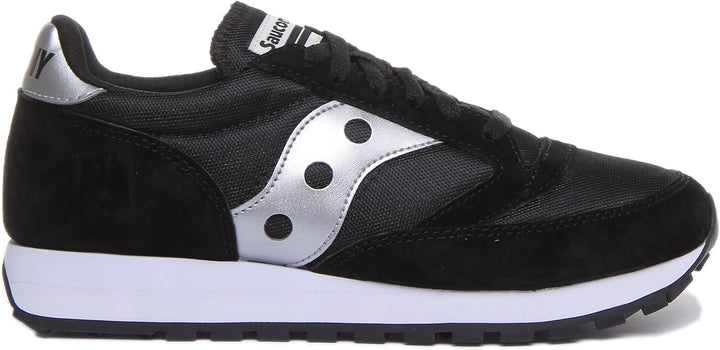 Saucony Unisex Jazz 81 Sneaker 36 EU Schwarz Silberfarben, 36 EU Schwarz Silberfarben