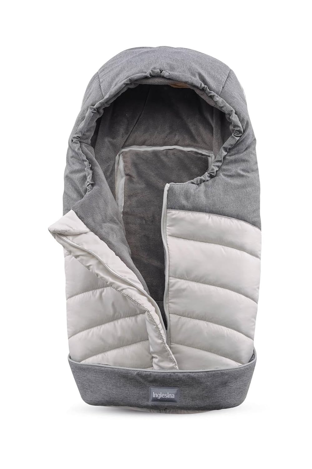Inglesina Thermischer Winterfusssack, Blau, Warm für die Wiege, Wasserdichtes Gewebe, Weiches und Wa