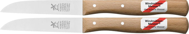 1 x Gemüsemesser, kleines Küchenmesser mit Holzgriff, Schälmesser, 8,5 cm, 1