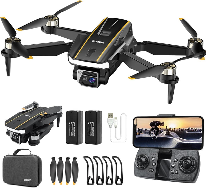 Robuster bürstenloser Motor-Drohne mit Kamera für Anfänger, CHUBORY A68 WiFi FPV Quadcopter mit 2K H