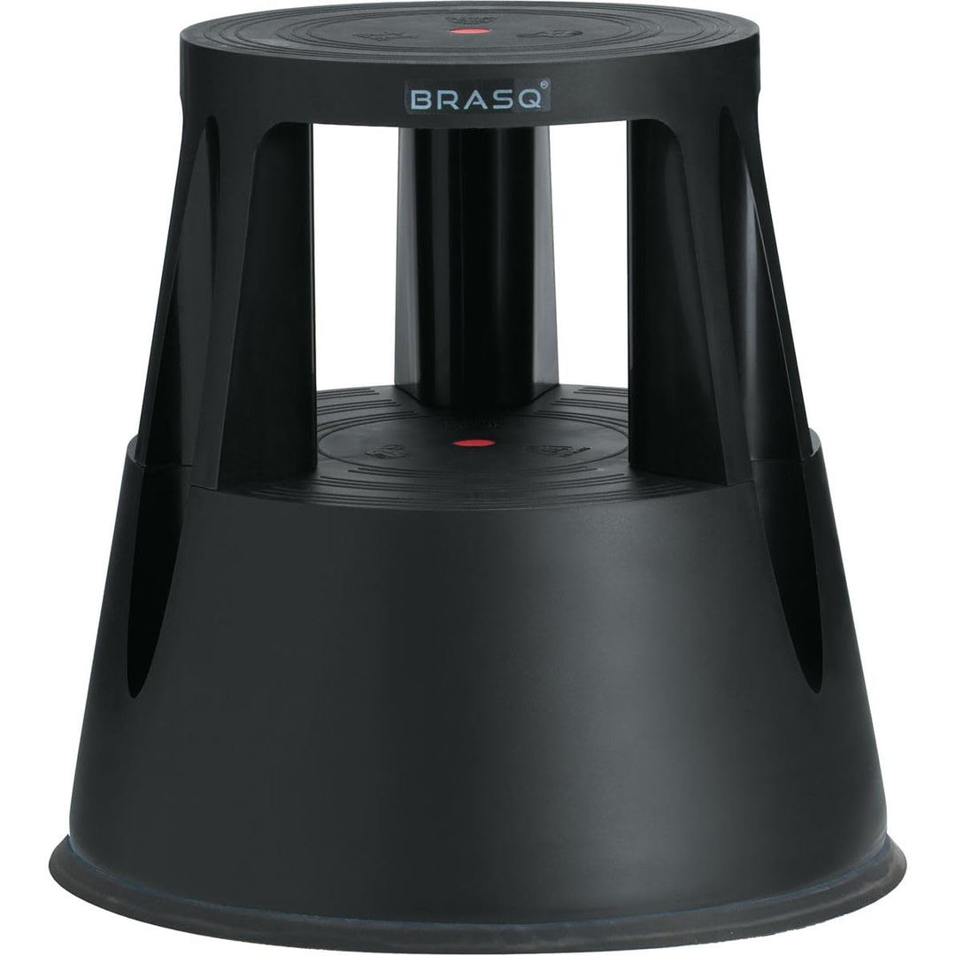 BRASQ Tritthocker mit Rollen ST200 Premium, Elefantenfuss, hergestellt aus hochwertigem Polypropylen