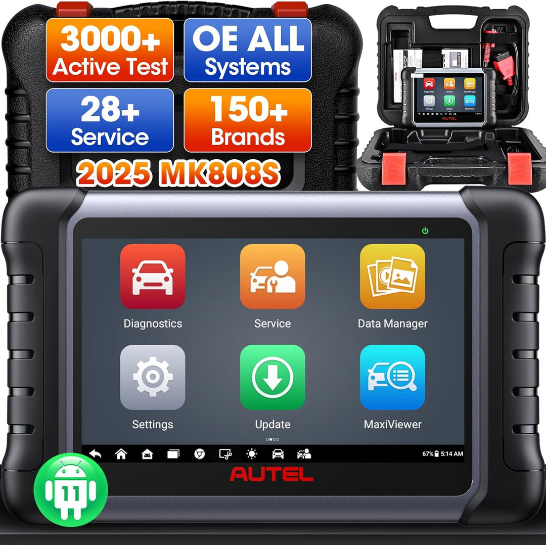 Autel Maxicom MK808 OBD2 Scanner Diagnosegerät mit allen System- & Servicefunktionen inklusive Öl-Re