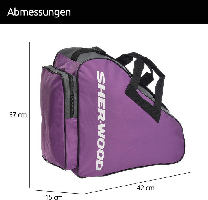 Sherwood Schlittschuhtasche, Inliner-Tasche für Erwachsene und Kinder, Eishockey-Bag, ideal für Roll
