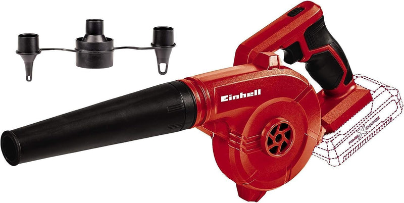 Einhell Akku-Bläser TE-CB 18/180 Li - Solo Power X-Change (Li-Ion, 18 V, Blas-Luftstrom bis zu 180 k