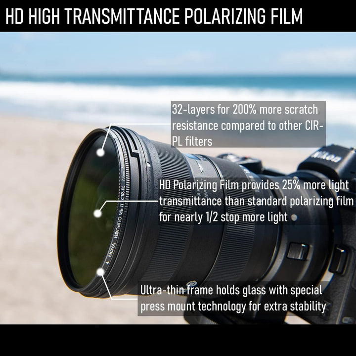 Filter Hoya HD Nano MkII CIR-PL 77mm 77mm CIR-PL, 77mm CIR-PL